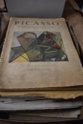 A selection of ephemera including Social Progress by Joseph Bibby Picasso paintings 1939-1946 by