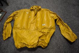 A vintage Blacks of Greenock fisherman's flotation jacket/buoyancy aid,