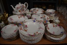 A quantity of Spode 'Chelsea Gardens' pattern dinner and tea wares, to include teapot, lidded
