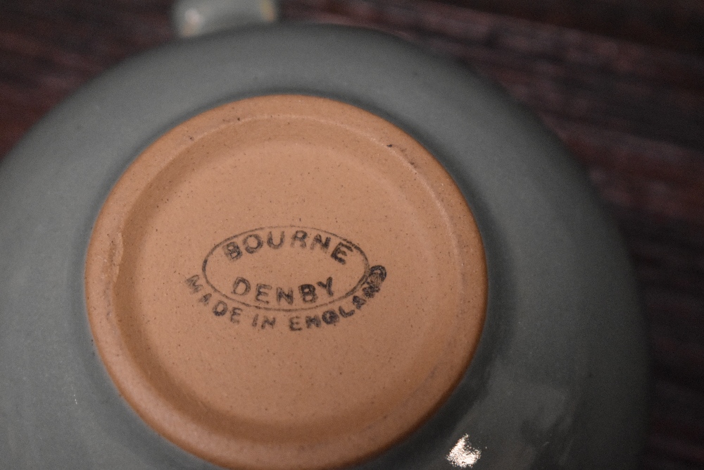 A quantity of green Denby stoneware dinner wares, to include bowls, butter dish and cover, - Image 4 of 4