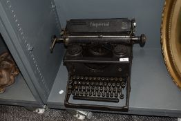 An early 20th century Imperial typewriter