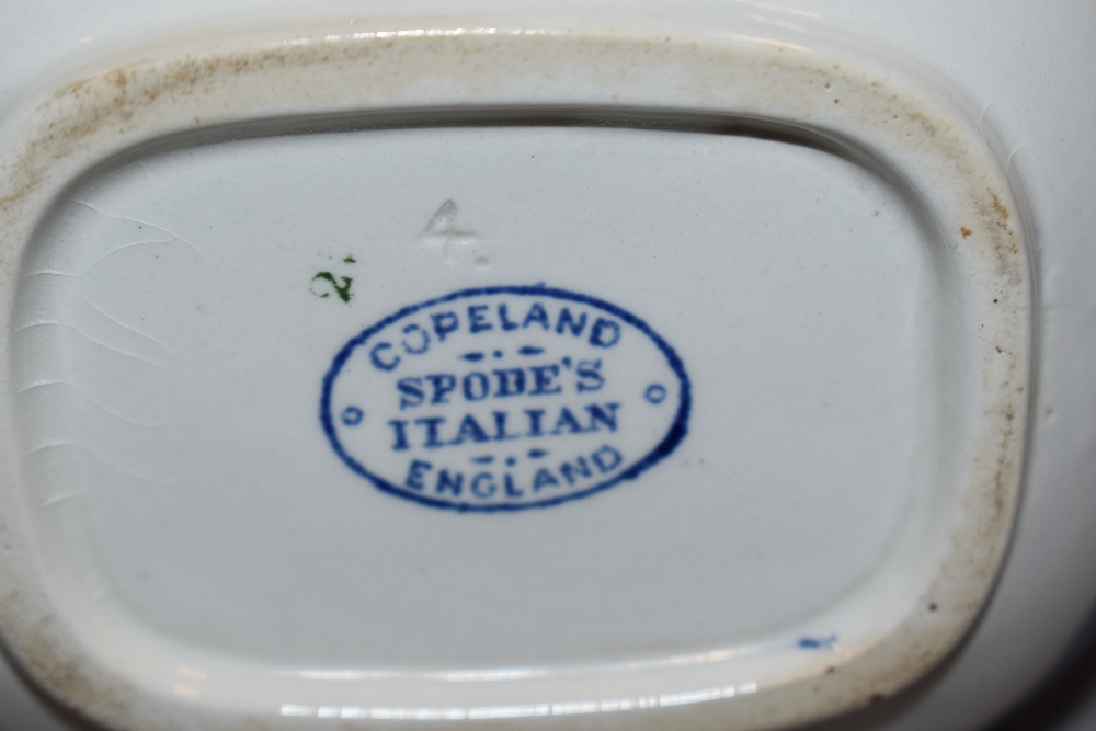 Two shelves of Copeland Spode Italian pattern tea wares including tea pot, milk jugs, sugar bowls - Image 4 of 4