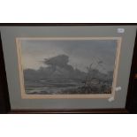 Bernard Eyre Walker, (1886-1972), a watercolour, Lakes landscape, signed, 27 x 37cm, later mounted