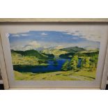 William Heaton Cooper, (1903-1995), after, a print, Tarn Hows, signed, 50 x 65cm, original framed