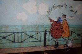 Sam Toft, (contemporary), after, a print, Her Favourite Cloud, 50 x 100cm, not framed