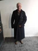 A late 19th/early 20th century county deputy Lieutenant's wool great coat, having 12 buttons to