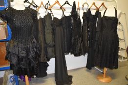 A good amount of vintage party and evening dresses, the majority 1970s-90s.