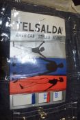 Two pairs of 1960s American styled Telsalda jeans, 26 waist, 34 leg, both with original tags still