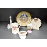 A collection of crested wares, AF, including 1914 for the freedoms cause, Blackpool and more, also