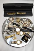 A mixed lot of gents wrist watches, including Limit and Royal also a Stauer strap as new in box