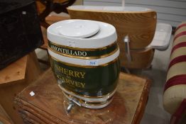 A Ceramic sherry decanter