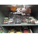A collection of Thirty Four Italeri and similar plastic scale model Motobikes including Honda Monkey
