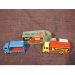 Two Corgi diecasts, 455 Karrier Bantam Two Tonner in blue with red bed, in original box and 459