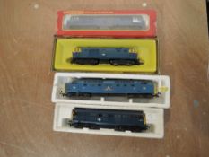 Three Hornby 00 gauge Diesel Locomotives, R357 BR D5578, boxed, R758 BY Hymek D7063, boxed and Inter