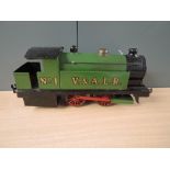 A 1930's Bowman Live Steam Narrow Gauge 0-4-0 V & ALR No 1 Engine, the full size engine would run