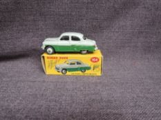 A Dinky diecast, 164 Vauxhall Cresta Saloon, Grey & Green, in original correct spot box