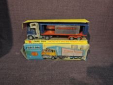 A Corgi Major diecast, 1137 Ford Tilt H Series with Detachable Trailer, on inner card stand in