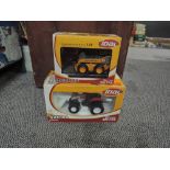 Two Joal diecasts, 1:25 scale 20005JO Mustang 2105 Skid Steer and 1:32 scale 174 Valtra S Series,