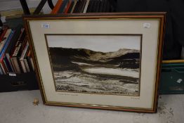 A photograph 'Mardale Revisited' signed Ed Goldard, framed and glazed 48cmx58cm approx.