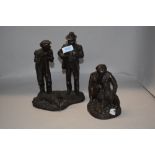 Two modern Heredities figure studies of farm workers