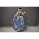 A 1988 Franklin Mint figurine. Princess of the Ice Palace AF with lead crystal stand.