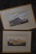 Len Roope, (1917-2005), two watercolours, The Buttermere Mountains, signed and dated 1974, 11 x