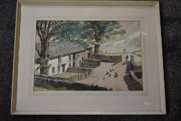 Sydney Buckley, (1899-1982), a watercolour, Farm in Martindale, signed and attributed verso, 34 x