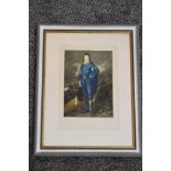 Fitzgarald, (20th century), after, a print, artist proof, Gainsborough boy, signed and dated