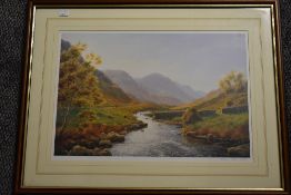 Peter Mckay, (contemporary), after, a Ltd ed print, Honister Pass, signed and num 12/500, 32 x 46cm,