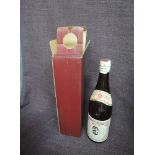 A bottle of Yamamura Sake Brewing Co, The Sakura Masamune Sake, 17%-18% vol, 720ml, in card box