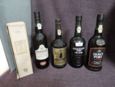 Five bottles of vintage Port, Grahams Late Bottled Vintage 1989, 20% vol 75cl, Sandeman Original
