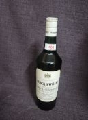 A bottle of 1950's/1960's Black & White Special Blend of Buchanan's Choice Old Scotch Whisky, by