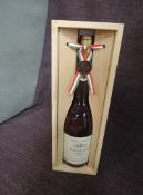 A bottle of Vinum Regum Rex Vinorum 6 Puttonyos 2000 Tokaji Aszu Hungarian Wine, 11.5% vol 500ml, in