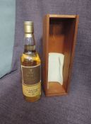 A bottle of Gordon & Macphail Rare Old Single Malt Whisky, St Magdalene Distillery, Distilled