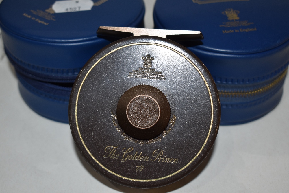 A House of Hardy fly reel The Golden prince 7/8 with spare spool both in blue hardy cases and in - Image 2 of 7