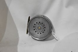 A Hardy Brothers fly reel 'The Perfect' size 3 3/8 inches