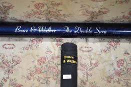 A Bruce and Walker 'The Double Spey' 3 pc 15ft #10 limited edition 93/100 Rod little used with a