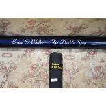 A Bruce and Walker 'The Double Spey' 3 pc 15ft #10 limited edition 93/100 Rod little used with a