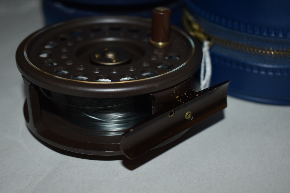 A House of Hardy fly reel The Golden prince 7/8 with spare spool both in blue hardy cases and in - Image 4 of 7