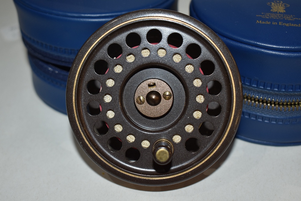 A House of Hardy fly reel The Golden prince 7/8 with spare spool both in blue hardy cases and in - Image 6 of 7