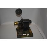 A GBN (gebruder Bing) Bavaria Majic lantern projector with brass lens