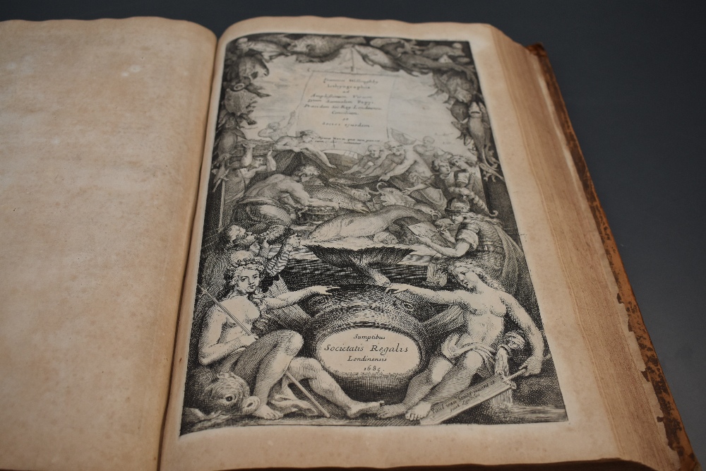 Antiquarian. Willughby, Francis - De Historia Piscium Libri Quatuor, &c. Oxford: 1686. With the - Image 6 of 15