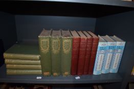 Literary sets. A selection, includes; Smollett - Peregrine Pickle (1925) in four volumes; etc. (14)