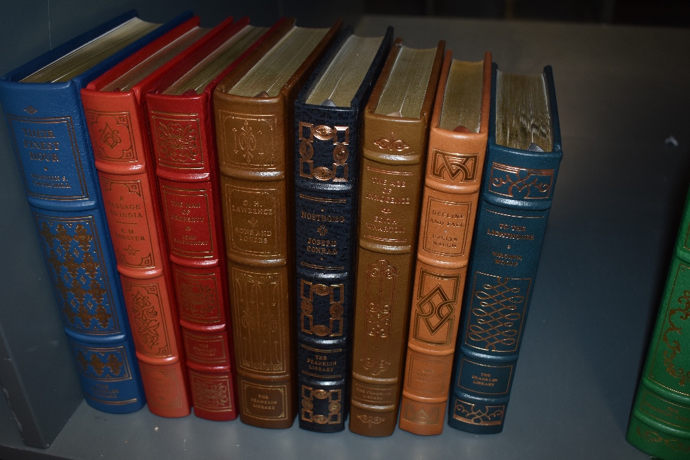 The Franklin Library. British authors. Leather bound, gilt. (8)