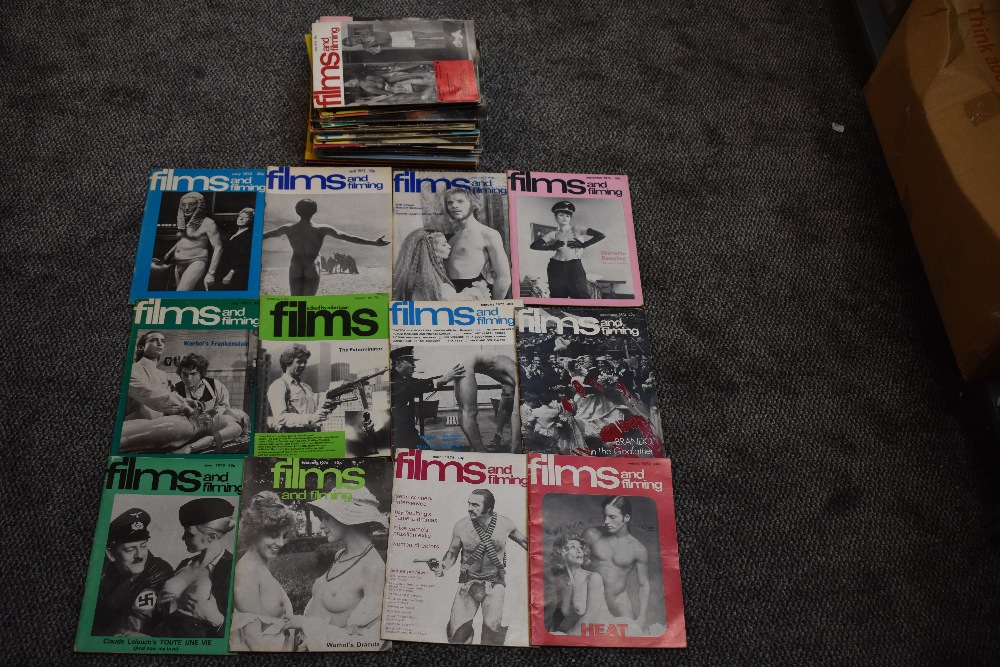 Magazine/Periodical. Films and Filming. 48 issues - 1972-1975. Original pictorial wrapps. Some