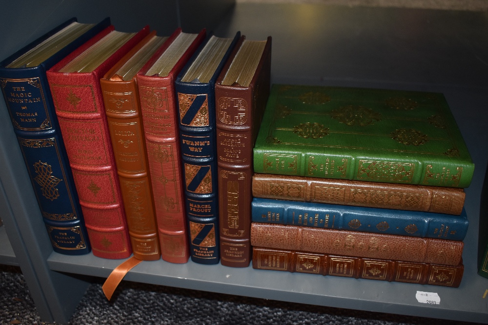 The Franklin Library. European authors. Leather bound, gilt. (11)