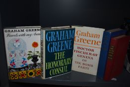 Graham Greene. A small selection. Includes; Travels with my Aunt (1969, 1st); Doctor Fischer of