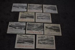Wainwright. Signed copies. Lakeland Sketchbooks 1-5 (later reprints) each signed. With; Lakeland