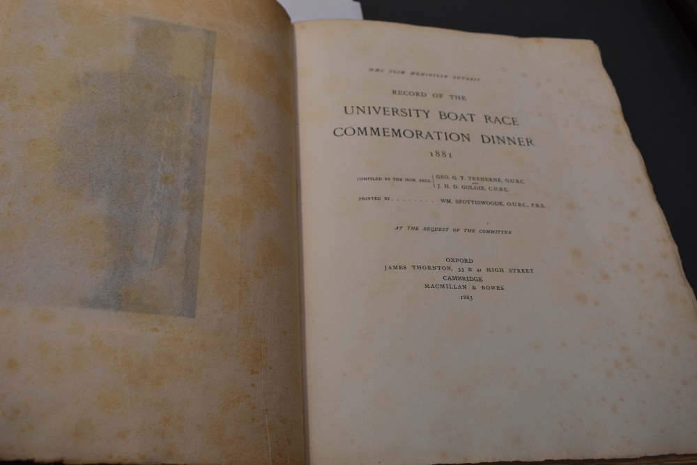 University Boat Race. Treherne, Geo G. T. & Goldie, J. H. D. (eds.) - Record of the University - Image 4 of 4