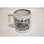 An early 20th century God Speed The Plough, Success to the farmer mug having a small chip to base.